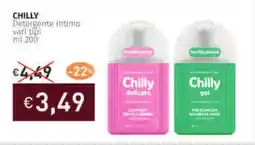 Prezzemolo e Vitale CHILLY Detergente intimo vari tipi offerta