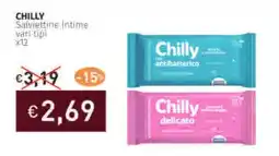 Prezzemolo e Vitale CHILLY Salviettine Intime offerta