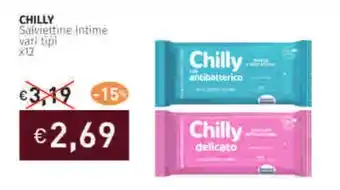 Prezzemolo e Vitale CHILLY Salviettine Intime offerta