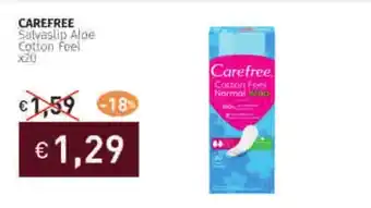 Prezzemolo e Vitale CAREFREE Salvaslip Aloe Cotton Feel offerta