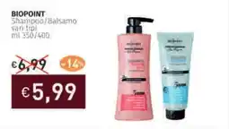 Prezzemolo e Vitale BIOPOINT Shampoo/Balsamo offerta