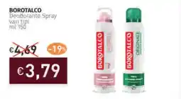 Prezzemolo e Vitale BOROTALCO Deodorante Spray offerta