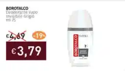 Prezzemolo e Vitale BOROTALCO Deodorante Vapo Invisibile Grigio offerta