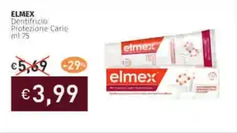 Prezzemolo e Vitale ELMEX Dentifricio Protezione Carle offerta