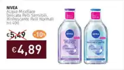 Prezzemolo e Vitale NIVEA Acqua Micellare Delicata Pelli Sensibili Rinfrescante Pelli Normali offerta