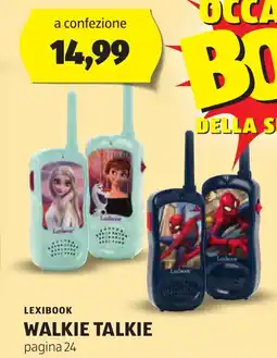 ALDI Lexibook walkie talkie offerta