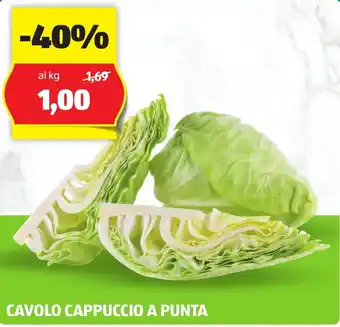 ALDI Cavolo cappuccio a punta offerta