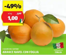 ALDI I colori del sapore arance navel con foglia offerta