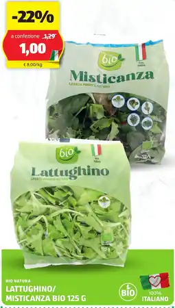 ALDI Bio natura lattughino/ misticanza bio offerta