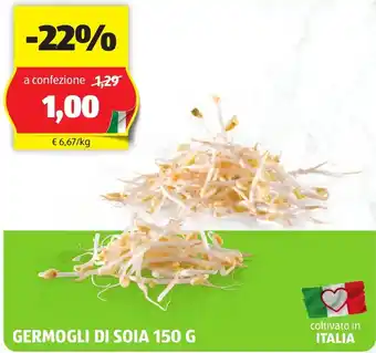 ALDI Germogli di soia offerta