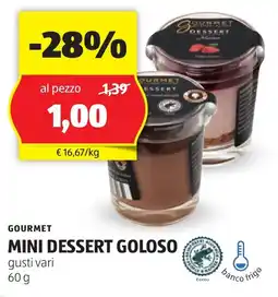 ALDI Gourmet mini dessert goloso offerta