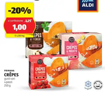 ALDI Primana crêpes offerta