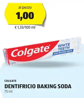 ALDI Colgate dentifricio baking soda offerta