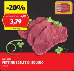 ALDI Il podere fettine scelte di equino offerta