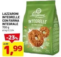 DPiù Lazzaroni integrelle con farina integrale offerta