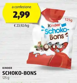 ALDI Kinder schoko-bons offerta