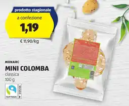 ALDI Monarc mini colomba classica offerta