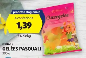 ALDI Monarc gelées pasquali offerta