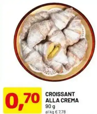 DPiù Croissant alla crema offerta