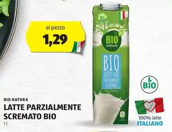 ALDI Bio natura latte parzialmente scremato bio offerta