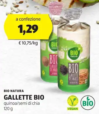 ALDI Bio natura gallette bio offerta