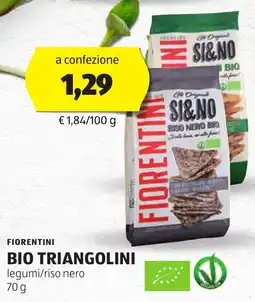 ALDI Fiorentini bio triangolini offerta