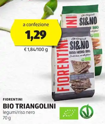 ALDI Fiorentini bio triangolini offerta