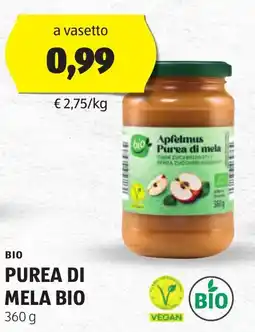 ALDI Bio purea di mela bio offerta