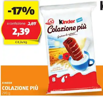 ALDI Kinder colazione più offerta