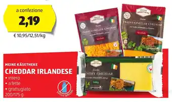 ALDI Meine käsetheke cheddar irlandese offerta