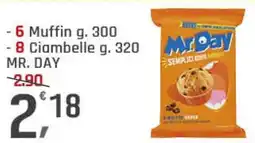 Supermercati Dok 6 Muffin - 8 Ciambelle MR. DAY offerta