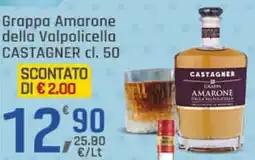 Supermercati Dok Grappa Amarone della Valpolicella CASTAGNER offerta