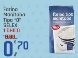 Supermercati Dok Farina Manitoba Tipo "0" SELEX offerta