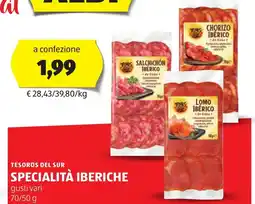 ALDI TESOROS DEL SUR Specialità iberiche offerta