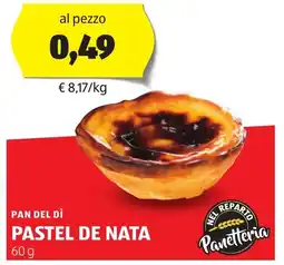 ALDI PAN DEL DÌ Pastel de nata offerta