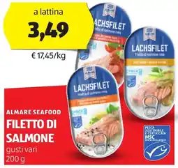 ALDI Filetto di salmone ALMARE SEAFOOD offerta