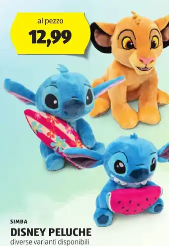 ALDI Disney peluche SIMBA offerta