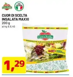 DPiù Cuor di scelta insalata maxxi offerta