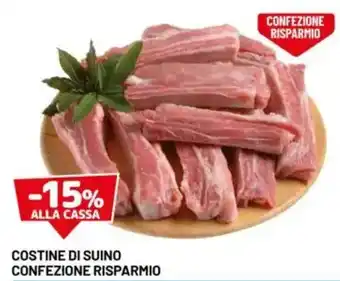 DPiù Costine di suino confezione risparmio offerta