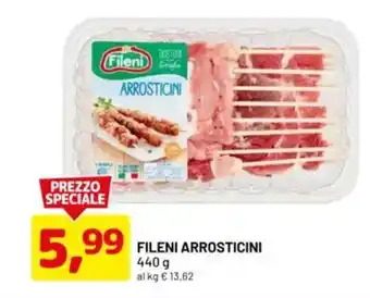 DPiù Fileni arrosticini offerta