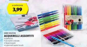 ALDI Acquerelli assortiti HOME CREATION offerta