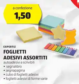 ALDI Foglietti adesivi assortiti EXPERTIZ offerta