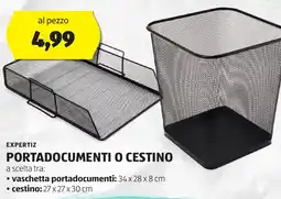 ALDI Portadocumenti o cestino EXPERTIZ offerta