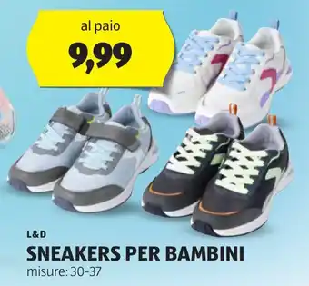 ALDI L&D Sneakers per bambini offerta