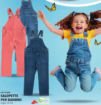 ALDI LILY & DAN Salopette per bambini offerta