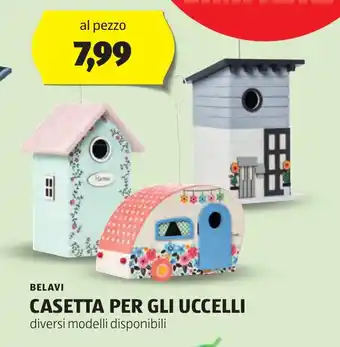 ALDI BELAVI Casetta per gli uccelli offerta