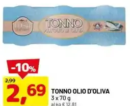 DPiù Tonno olio d'oliva offerta