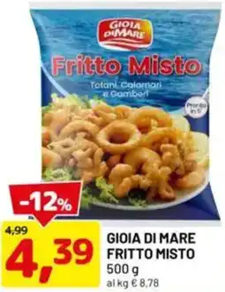 DPiù Gioia di mare fritto misto offerta