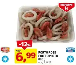 DPiù Porto rose fritto misto offerta