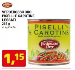 DPiù Venterosso oro piselli e carotine lessati offerta